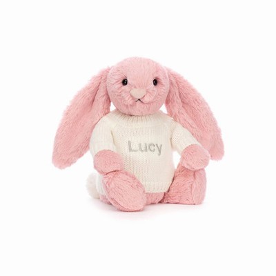 Jellycat Bashful Petal Bunny with Cream Jumper Australia | 425807MHA